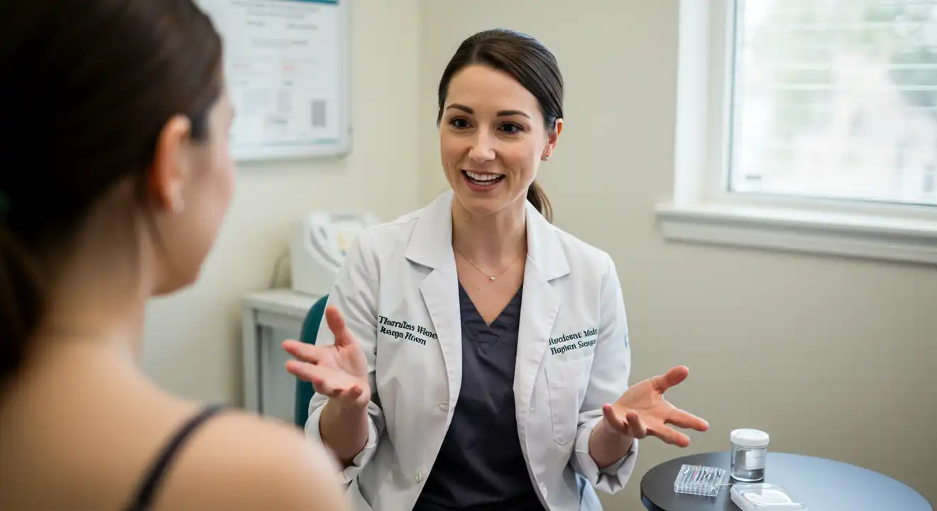 Virtual acupuncture wellness consultation.