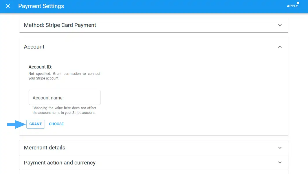 Connecting to a payment service provider