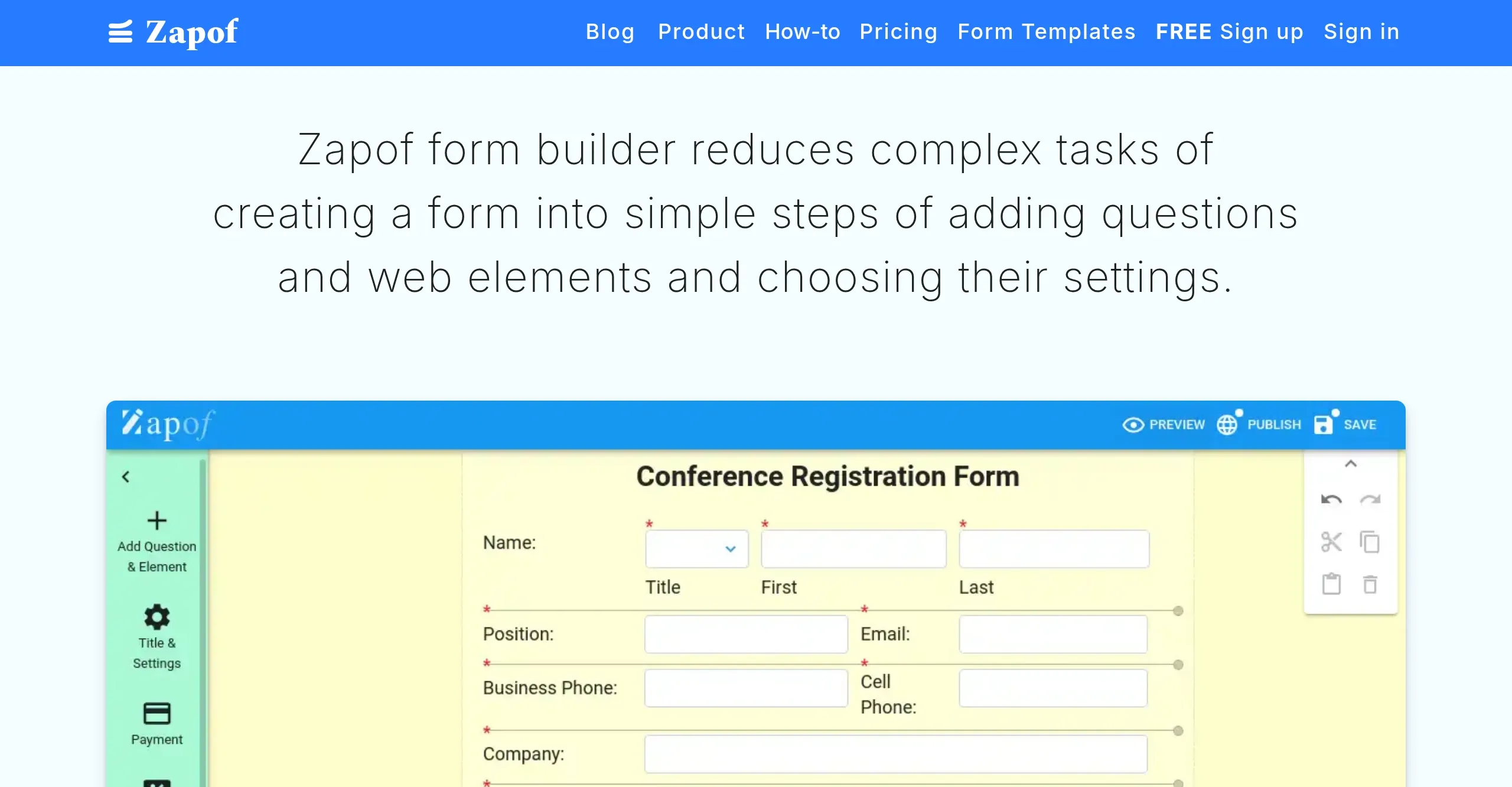 Form Builder: create fast, powerful and beautiful forms without code